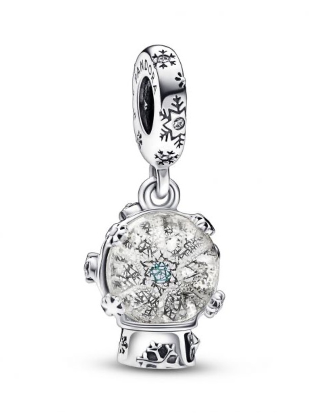 Pandora Snowflake Snowglobe Dangle Charm  .925 ❄️